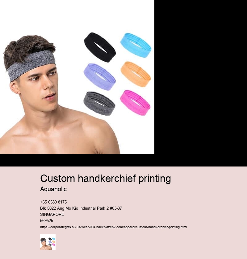 custom handkerchief printing