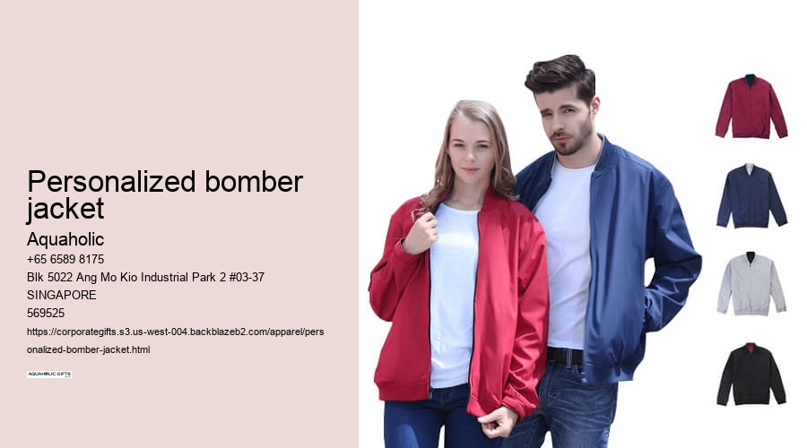 personalized bomber jacket