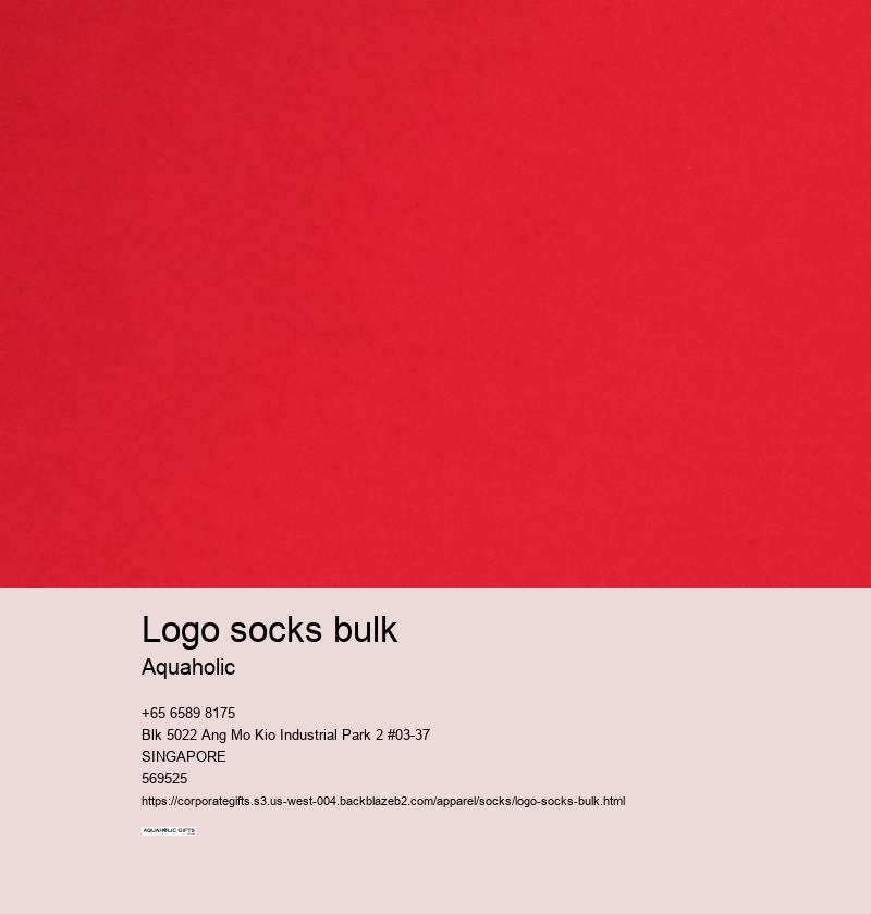 logo socks bulk