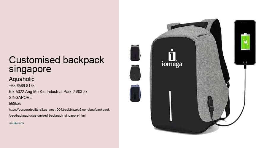 customised backpack singapore