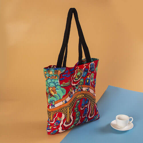 sling tote bag canvas