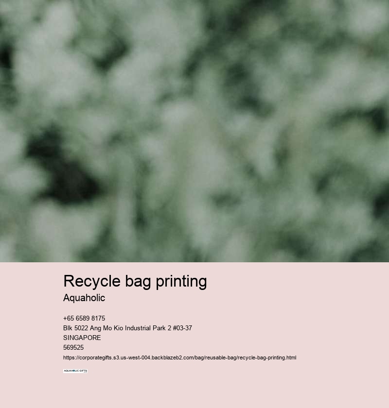 recycle bag printing