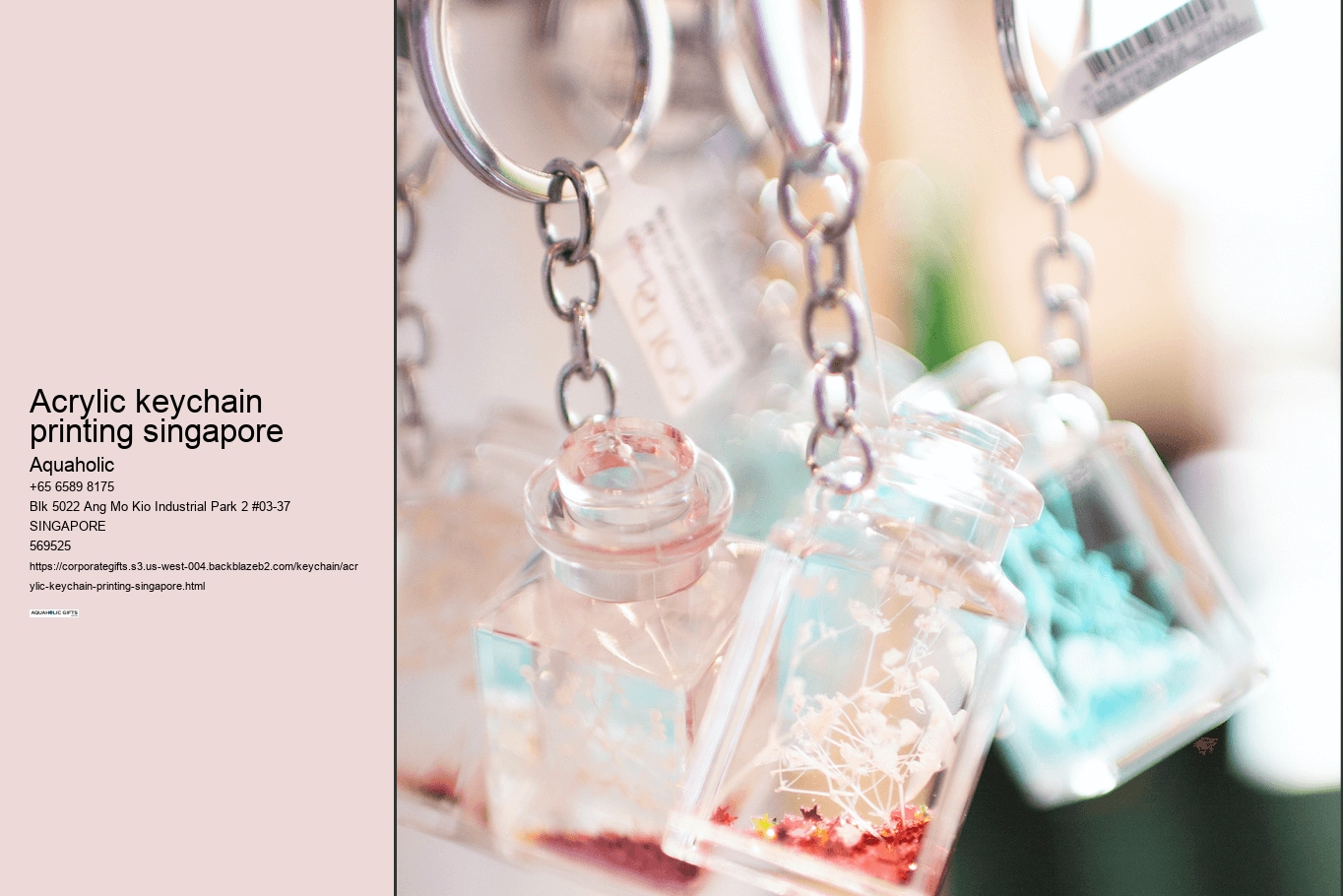 acrylic keychain printing singapore