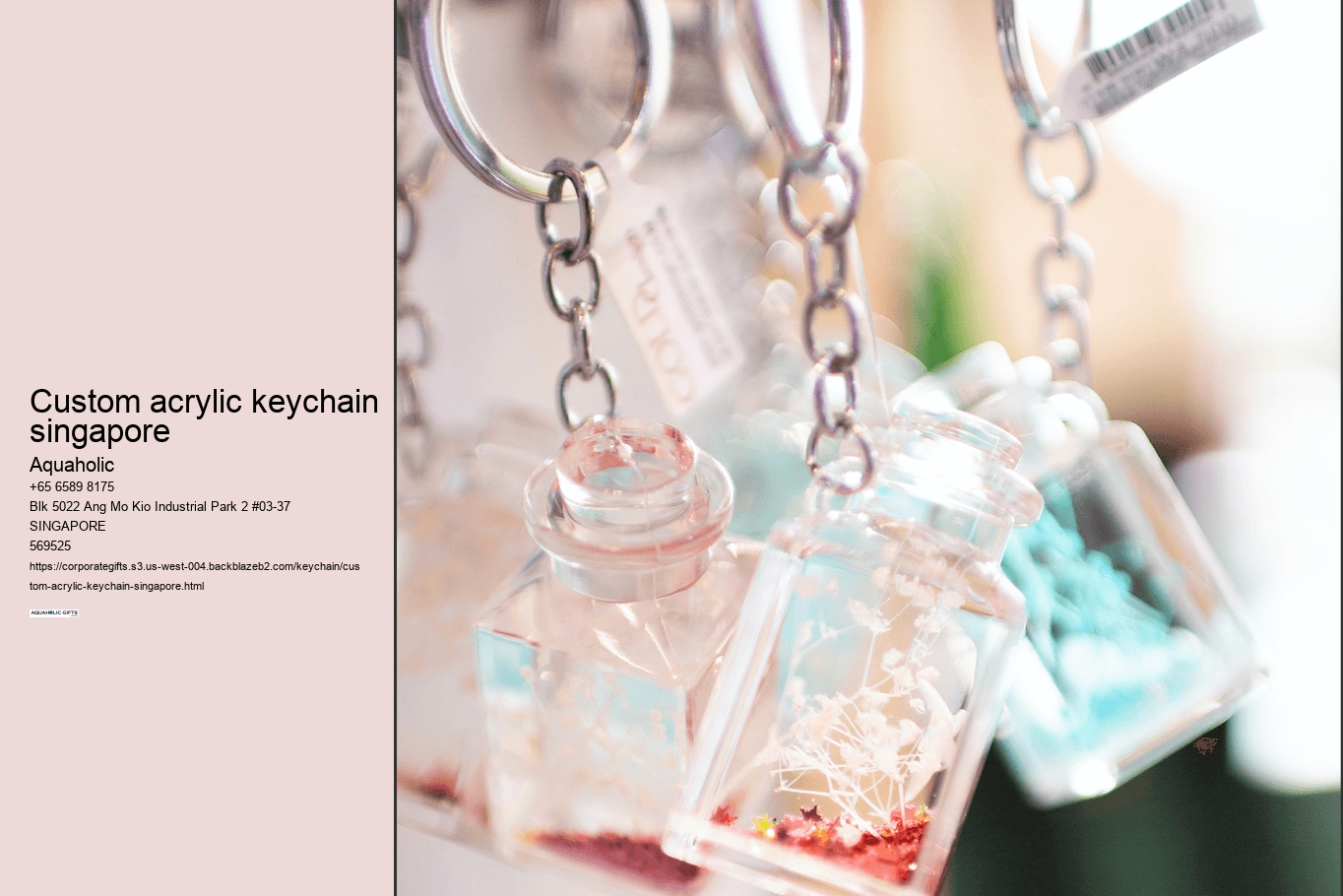 custom acrylic keychain singapore