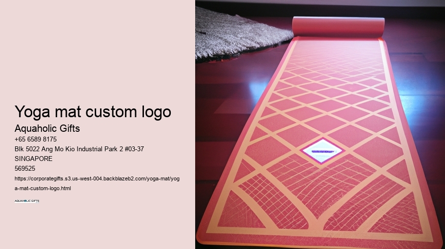 yoga mat custom logo