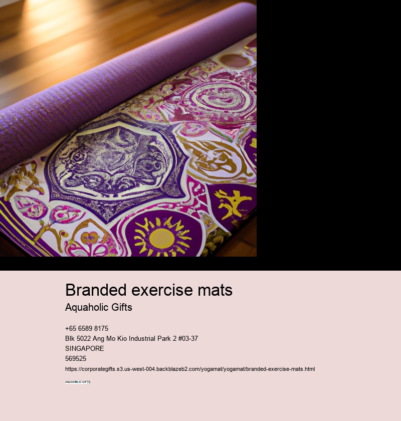 branded exercise mats